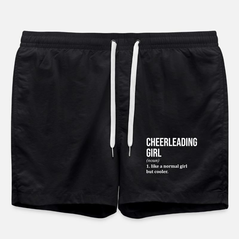 Cheerleader - Badeshorts - Schwarz
