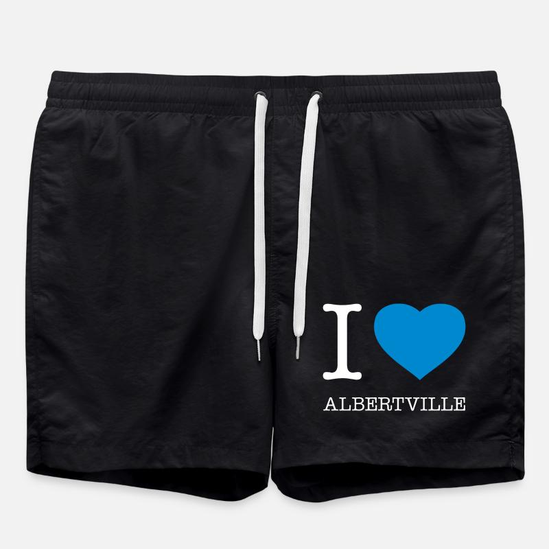 J’ADORE ALBERTVILLE - Short de bain - noir