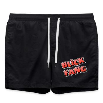 BLICK FANG - Badeshorts - Schwarz - Vorne - AI Model Male 185 light (185cm)
