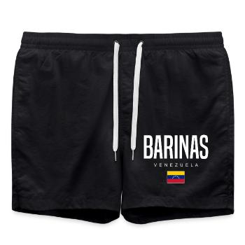 Barinas Venezuela - Swim Trunks - black - Front - AI Model Male 185 light (185cm)