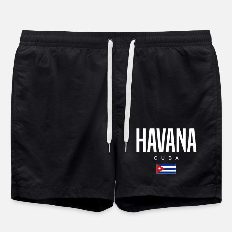 La Havane Cuba Cubains - Short de bain - noir
