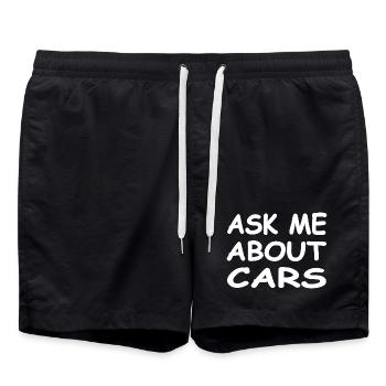 Voiture - Short de bain - noir - Devant - AI Model Male 185 light (185cm)