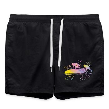 Bob Team Brakeman Bob - Swim Trunks - black - Front - AI Model Male 185 light (185cm)
