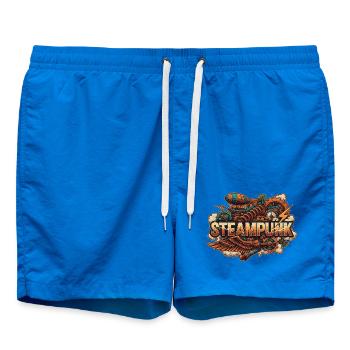 Steampunk Ästhetik & Retro-futurismus - Badeshorts - Cobalt blue - Vorne