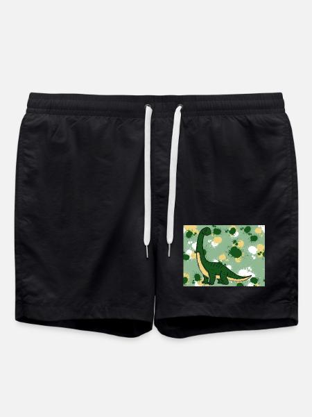 Brachiosaurus Dino - Short de bain - noir