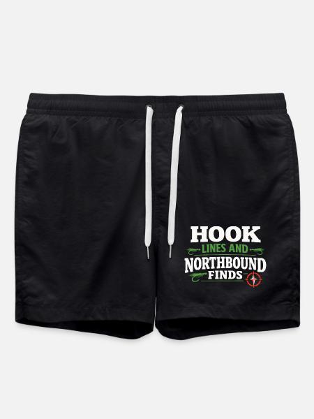 Fly Fishing In Northern Waters – - Swim Trunks - black