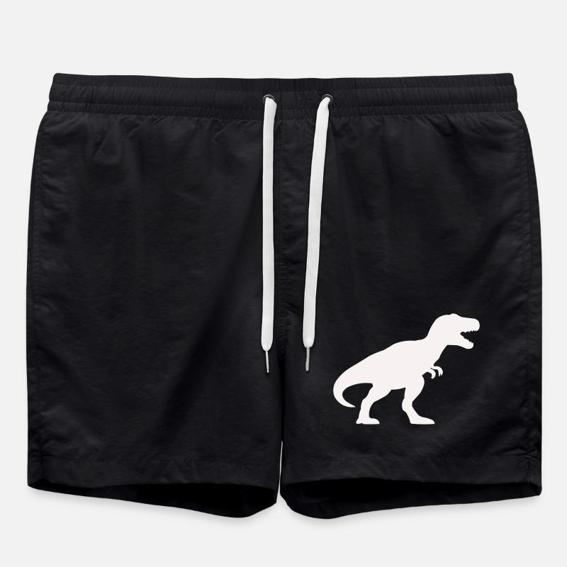 Dino Silhouette Tyrannosaurus Rex - Costume a pantaloncino - nero