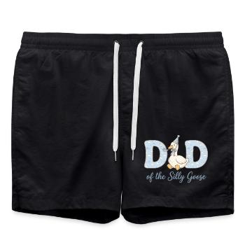 Dadd der Dummen Gans - Badeshorts - Schwarz - Vorne - AI Model Male 185 light (185cm)