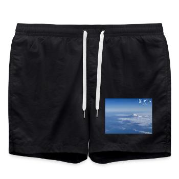 Mount Fuji - Swim Trunks - black - Front - AI Model Male 185 light (185cm)