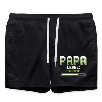 Papa Monte de niveau Expert Gaming - Short de bain - noir - Devant - AI Model Male 185 light (185cm)
