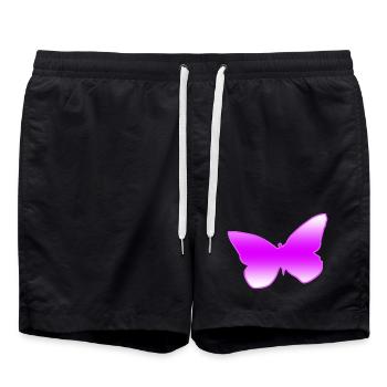 Butterfly - Swim Trunks - black - Front - AI Model Male 185 light (185cm)