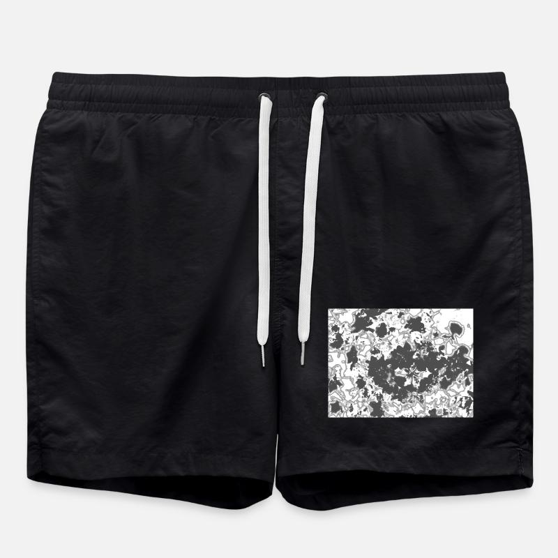 Motif de silhouette Black Blatten - Short de bain - noir