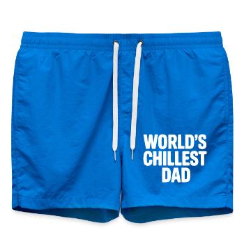 Der chilleste Vater der Welt - Badeshorts - Cobalt blue - Vorne