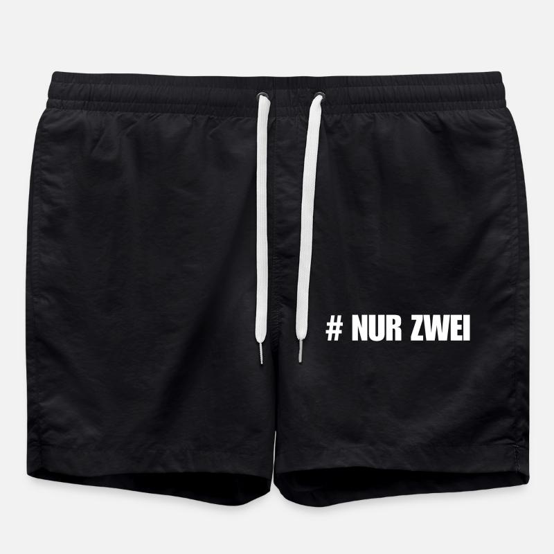 Nur Zwei - Badeshorts - Schwarz