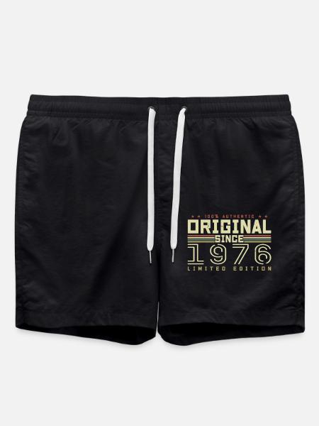Original 1976 Retro 1976 Geburtstagsgeschenk 1976 - Badeshorts - Schwarz
