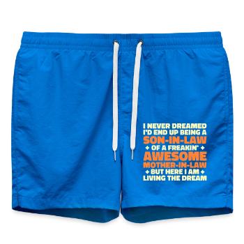 Schwiegersohn einer verdammt geilen Schwiegermutter - Badeshorts - Cobalt blue - Vorne