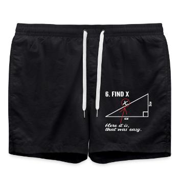 Find x - Swim Trunks - black - Front - AI Model Male 185 light (185cm)