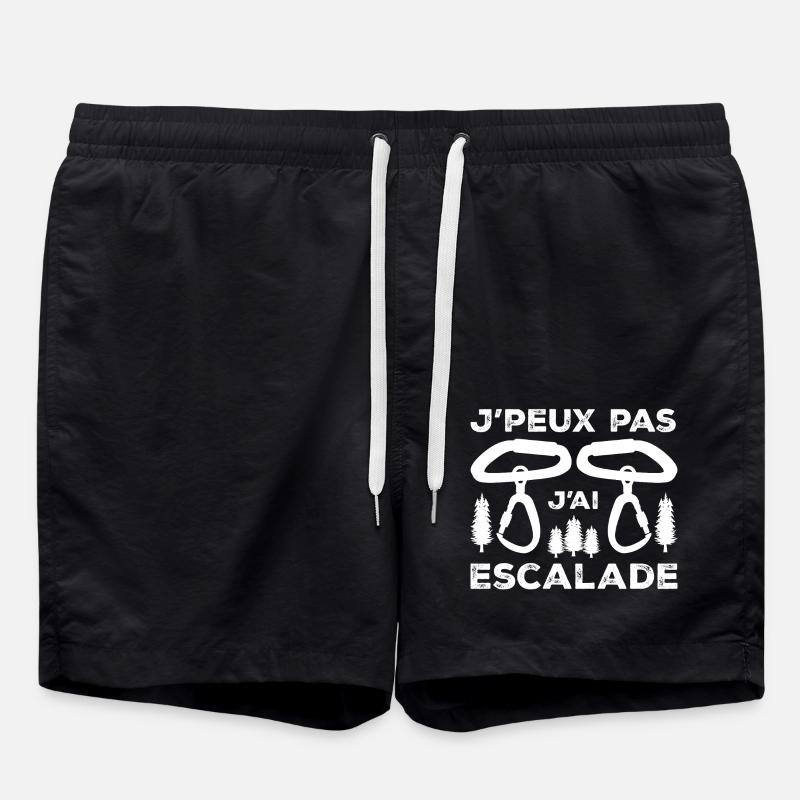 J'peux pas j'ai Escalade - Short de bain - noir