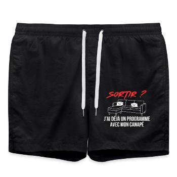 Ich habe bereits ein Programm mit meinem Sofa - Badeshorts - Schwarz - Vorne - AI Model Male 185 light (185cm)