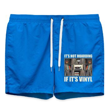 It's not hoarding if it's vinyl - Short de bain - cobalt blue - Devant