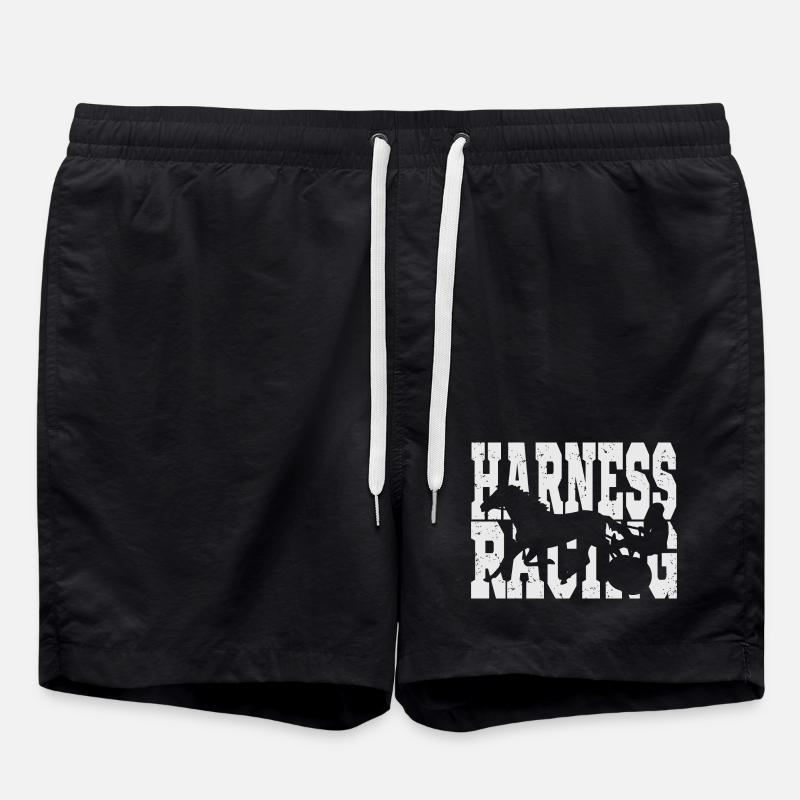 Trotter Trotting Race Design - Short de bain - noir