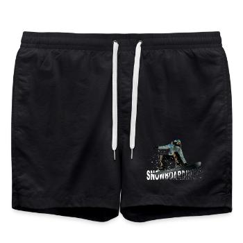 snowboarding - Short de bain - noir - Devant - AI Model Male 185 light (185cm)