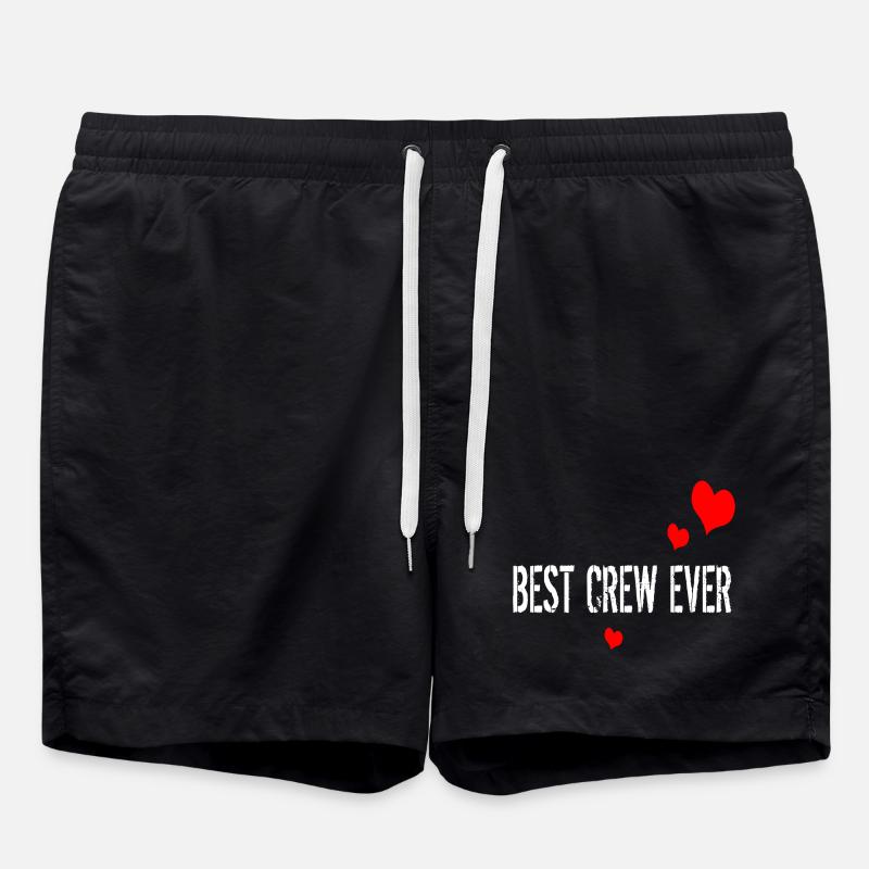 BEST CREW EVER - Badeshorts - Schwarz