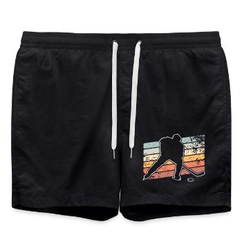 Hockey sur glace - Short de bain - noir - Devant - AI Model Male 185 light (185cm)