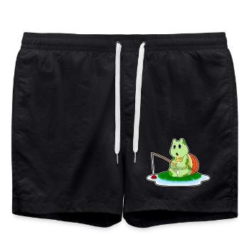 Turtle Angler Fishing Rod Fishing Rod - Swim Trunks - black - Front - AI Model Male 185 light (185cm)