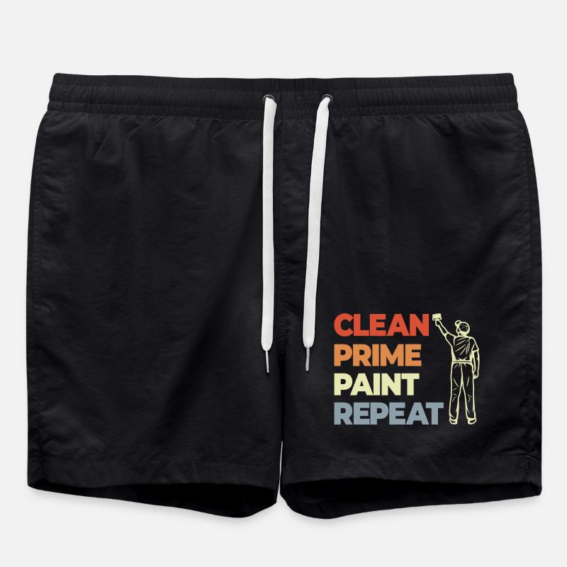 Répéter la peinture Clean Prime - Short de bain - noir