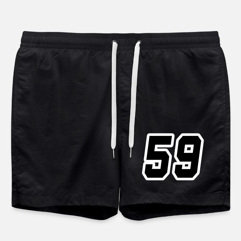 Nummer neunundfünfzig 59 - Badeshorts - Schwarz