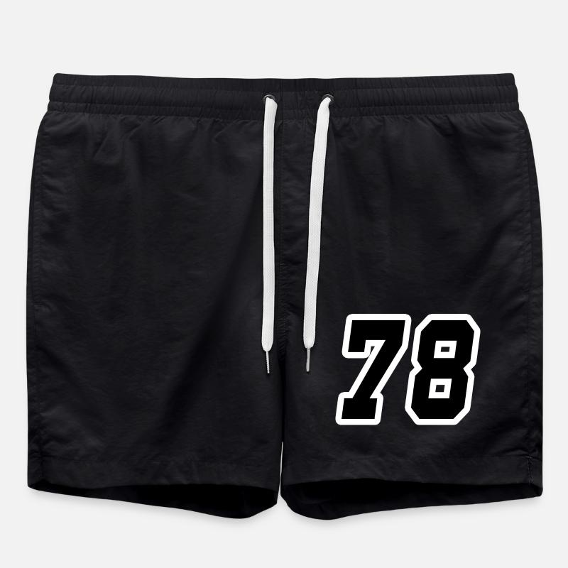 Nummer achtundsiebzig 78 - Badeshorts - Schwarz