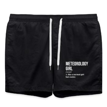 météorologie - Short de bain - noir - Devant - AI Model Male 185 light (185cm)