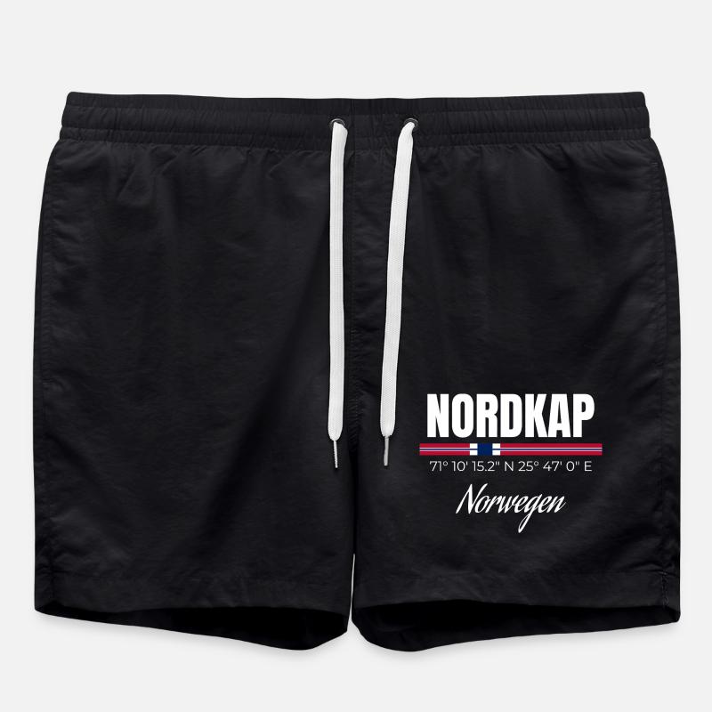 Nordkap - Badeshorts - Schwarz