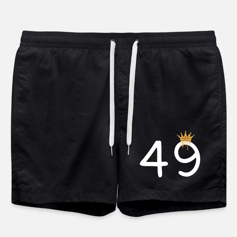49 - Badeshorts - Schwarz