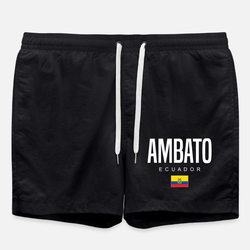 Ambato Équateur Équatoriens - Short de bain - noir