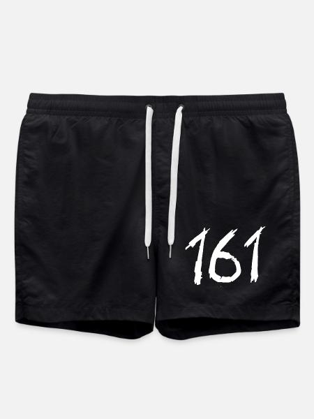 161 Handbrush Digits Depreciation - Swim Trunks - black