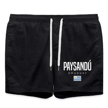 Paysandú Uruguay Uruguayan - Swim Trunks - black - Front - AI Model Male 185 light (185cm)