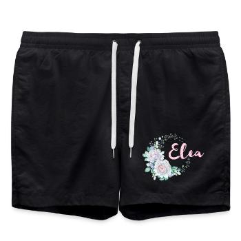 Pour Elea - Short de bain - noir - Devant - AI Model Male 185 light (185cm)
