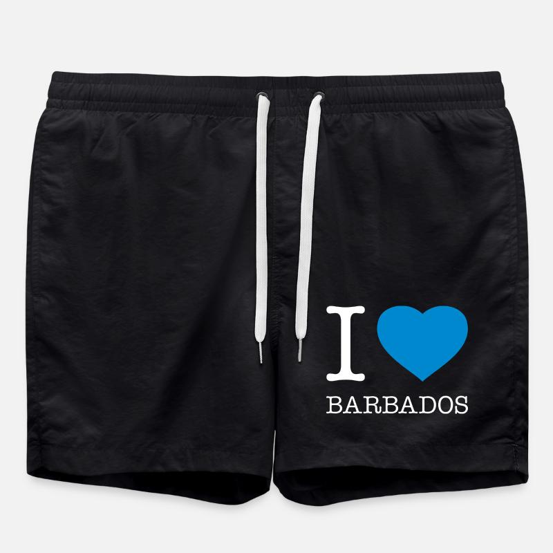 J’adore la Barbade - Short de bain - noir