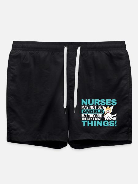 nurse - Swim Trunks - black