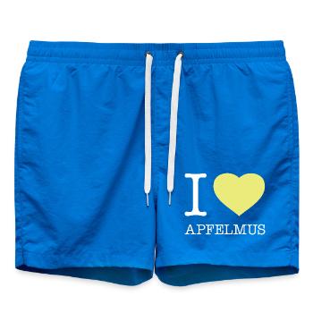 J’adore la compote de pommes - Short de bain - cobalt blue - Devant