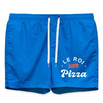 roi de la Pizza Cadeau personnalis pizzaiolo - Short de bain - cobalt blue - Devant