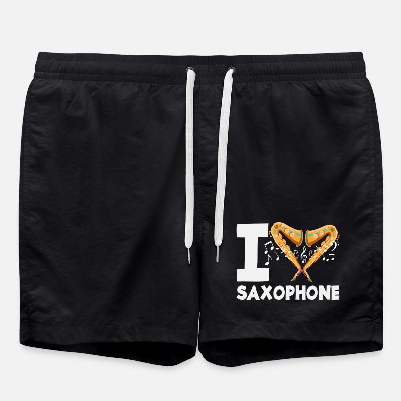 J’adore le saxophoniste - Short de bain - noir