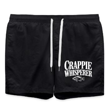 Crappie Whisperer - Badeshorts - Schwarz - Vorne - AI Model Male 185 light (185cm)