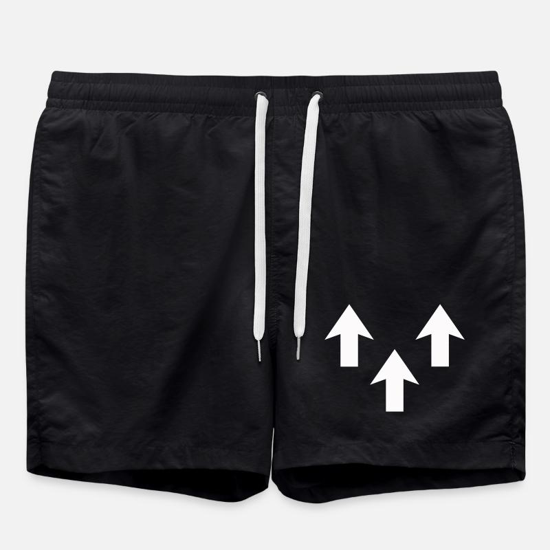 Arrows - Swim Trunks - black