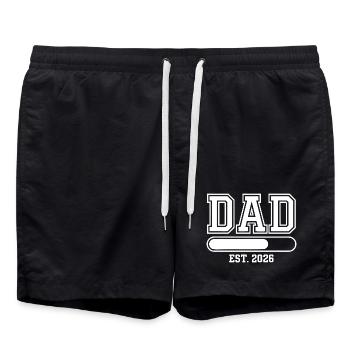 DAD EAST 2026 - Badeshorts - Schwarz - Vorne - AI Model Male 185 light (185cm)