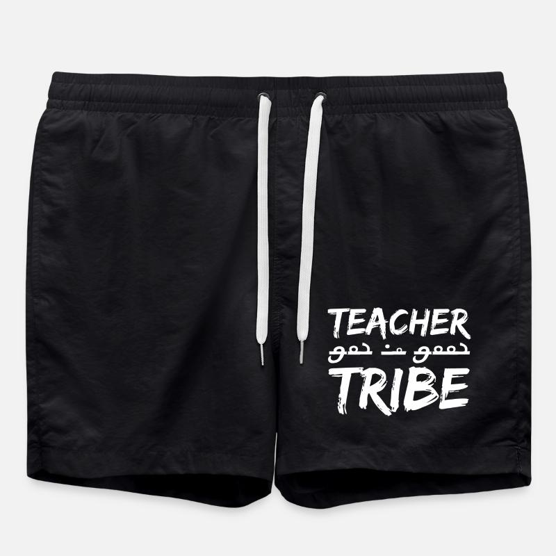 teacher tribe - Badeshorts - Schwarz