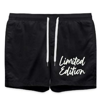 limited_edition- - Badeshorts - Schwarz - Vorne - AI Model Male 185 light (185cm)