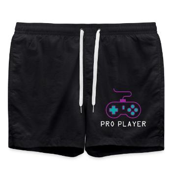 Joueur professionnel Gamer - Short de bain - noir - Devant - AI Model Male 185 light (185cm)